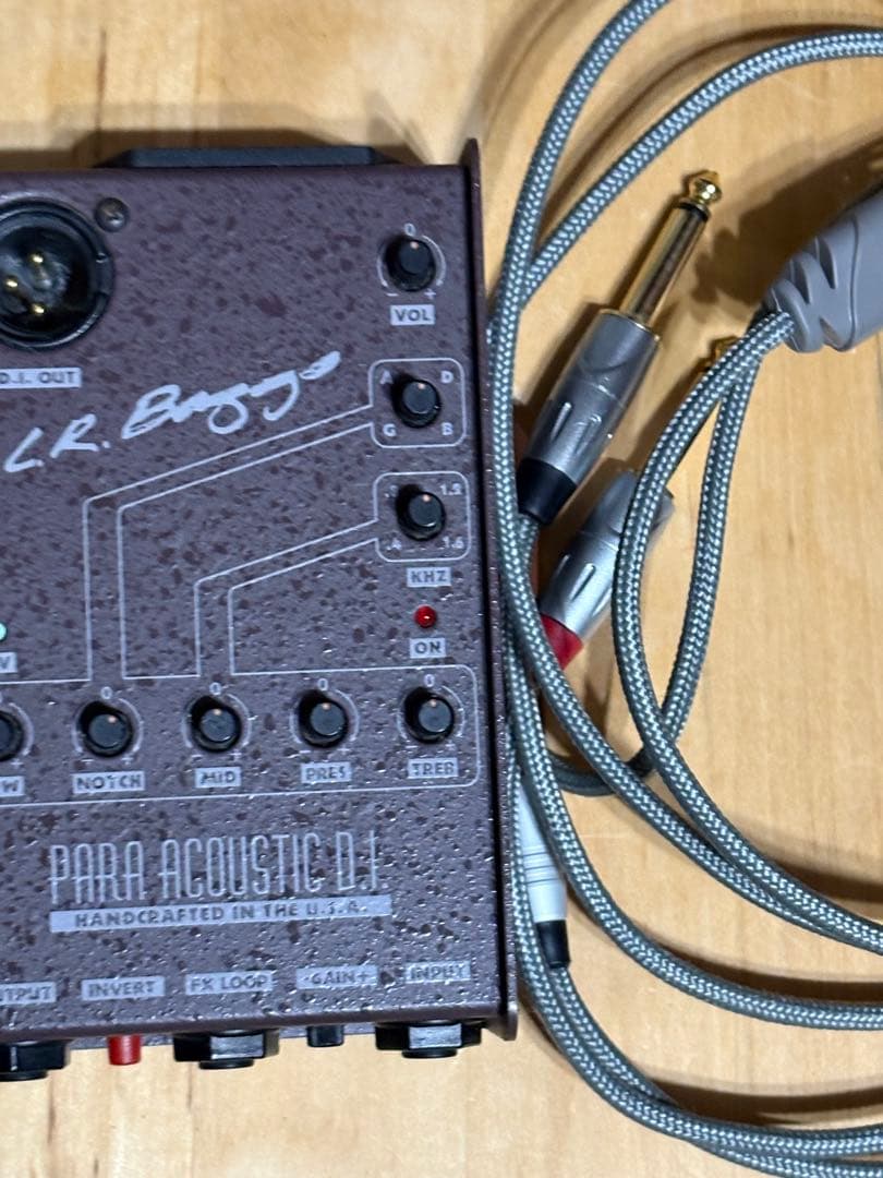 訳ありPara Acoustic D.I.　ステレオＹ字ケーブルおまけ L.R.BAGGS Para Acoustic D.I. エフェクトループBOX | free fallin'