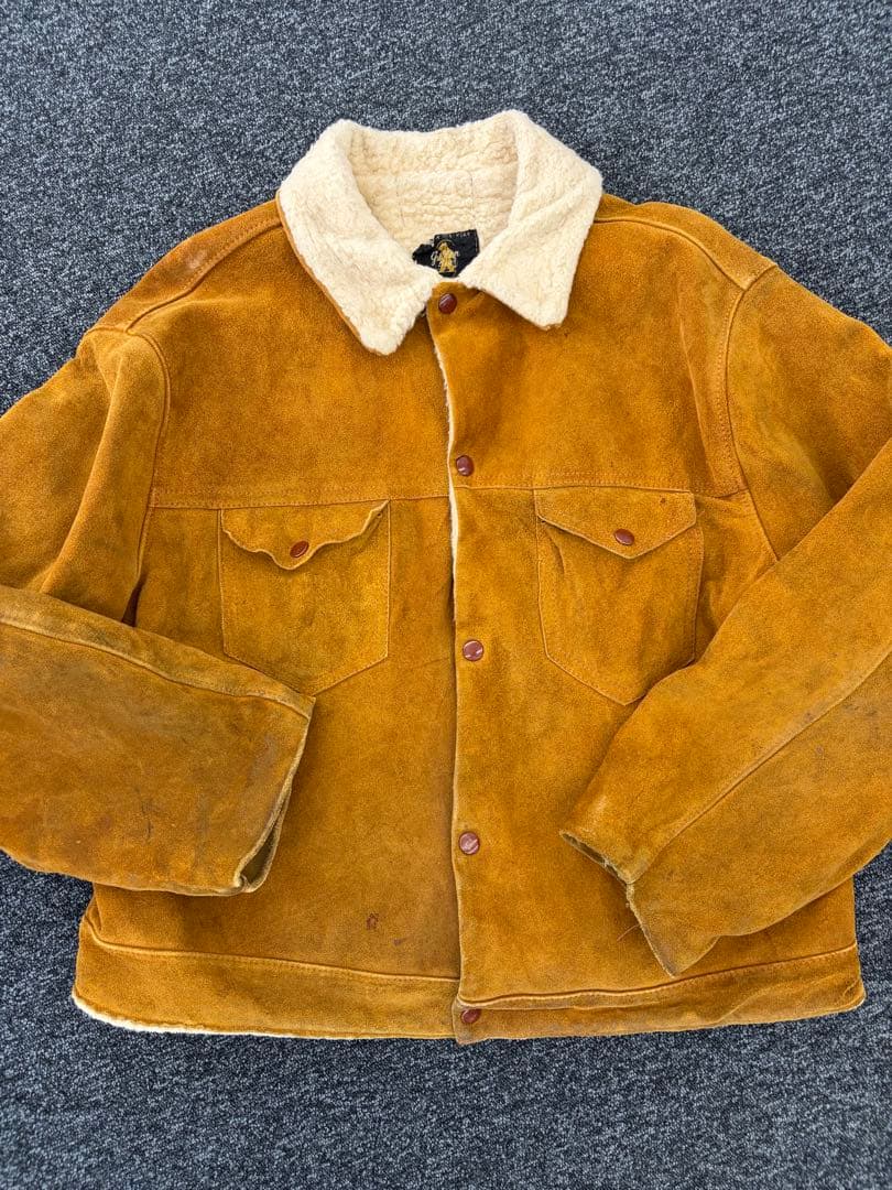 ゴールデンベア　60s ビンテージ　スエードジャケット　サードタイプ　裏ボア