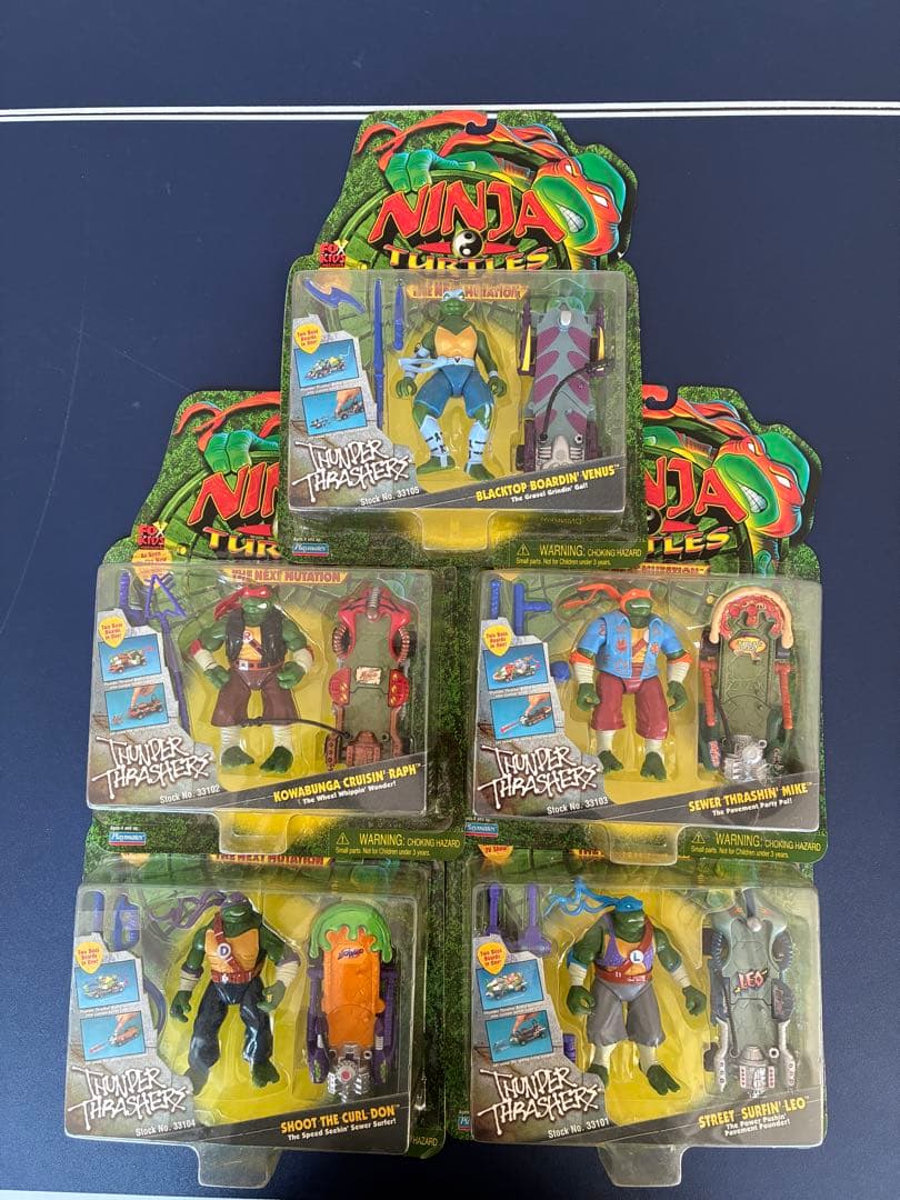 お値下げタートルズネクストミューテーション サンダースラッシャーズ 5体セット