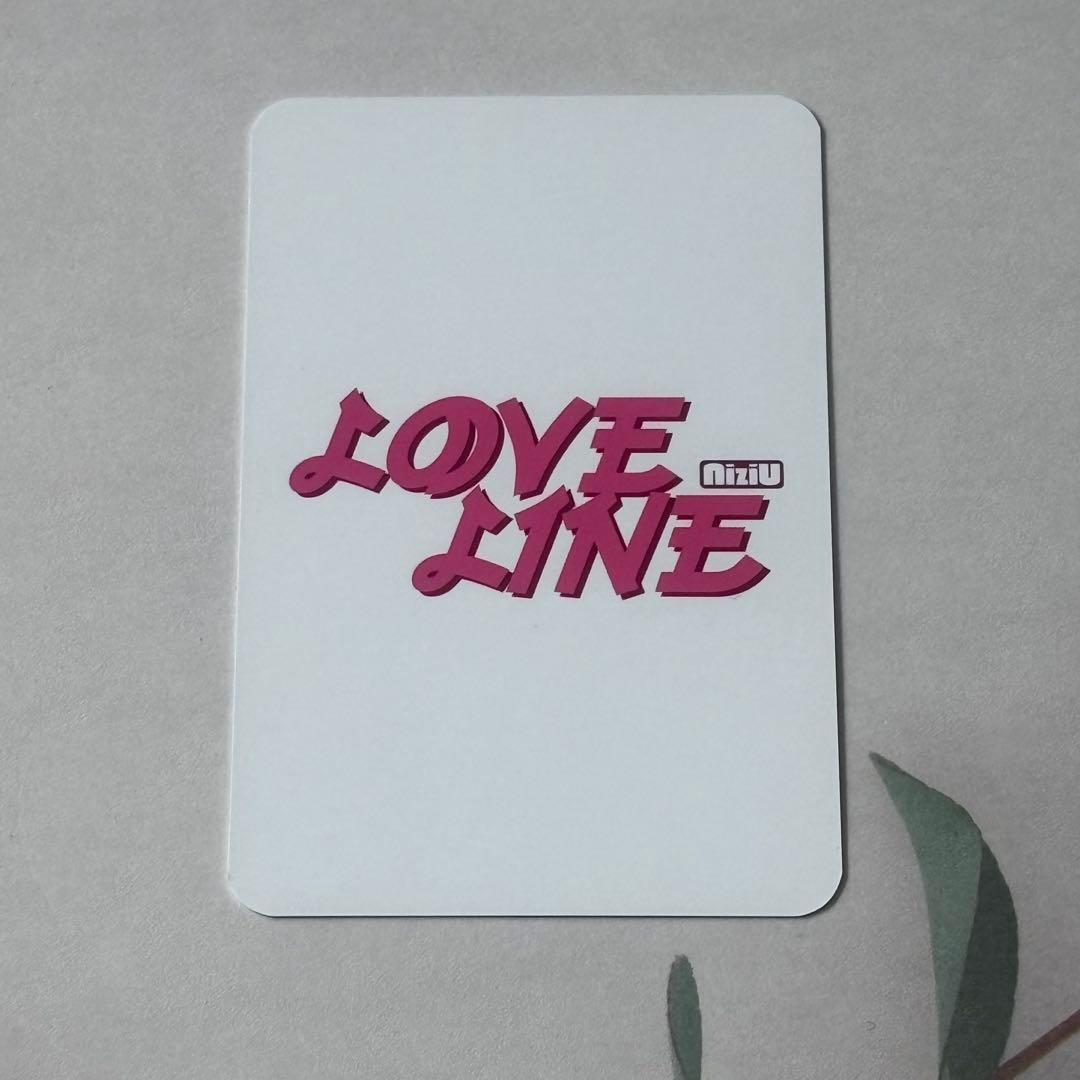 NiziU niziu LOVE LINE マユカ BDM特典トレカ LOVE LINE bdm 特典