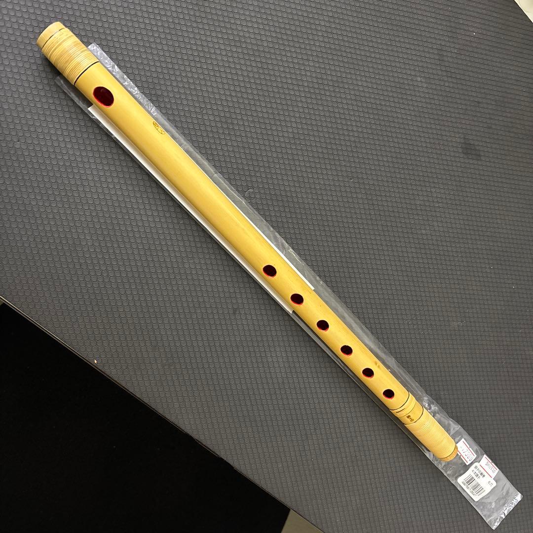 紫水流篠笛 獅子田藤巻　6穴　4本調子　(有)大岡楽器