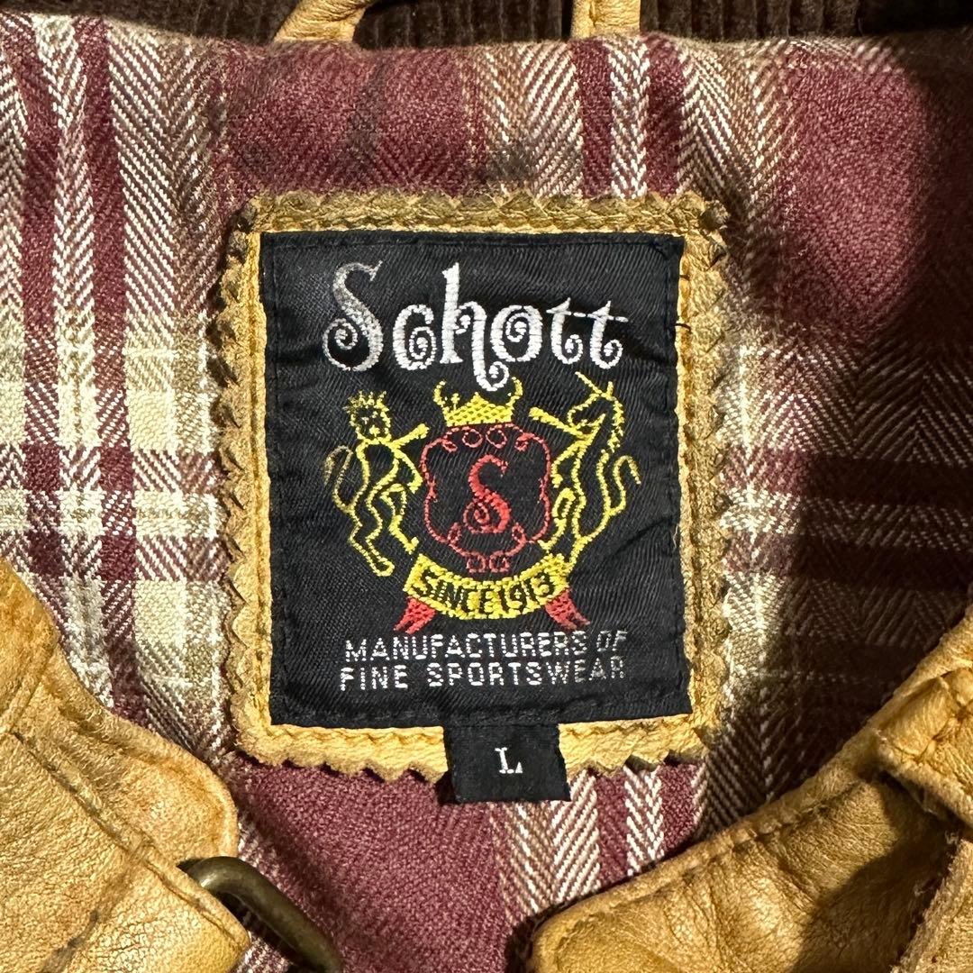 専用☆希少✨メンズL Schottクラシックレーサー シングルライダース