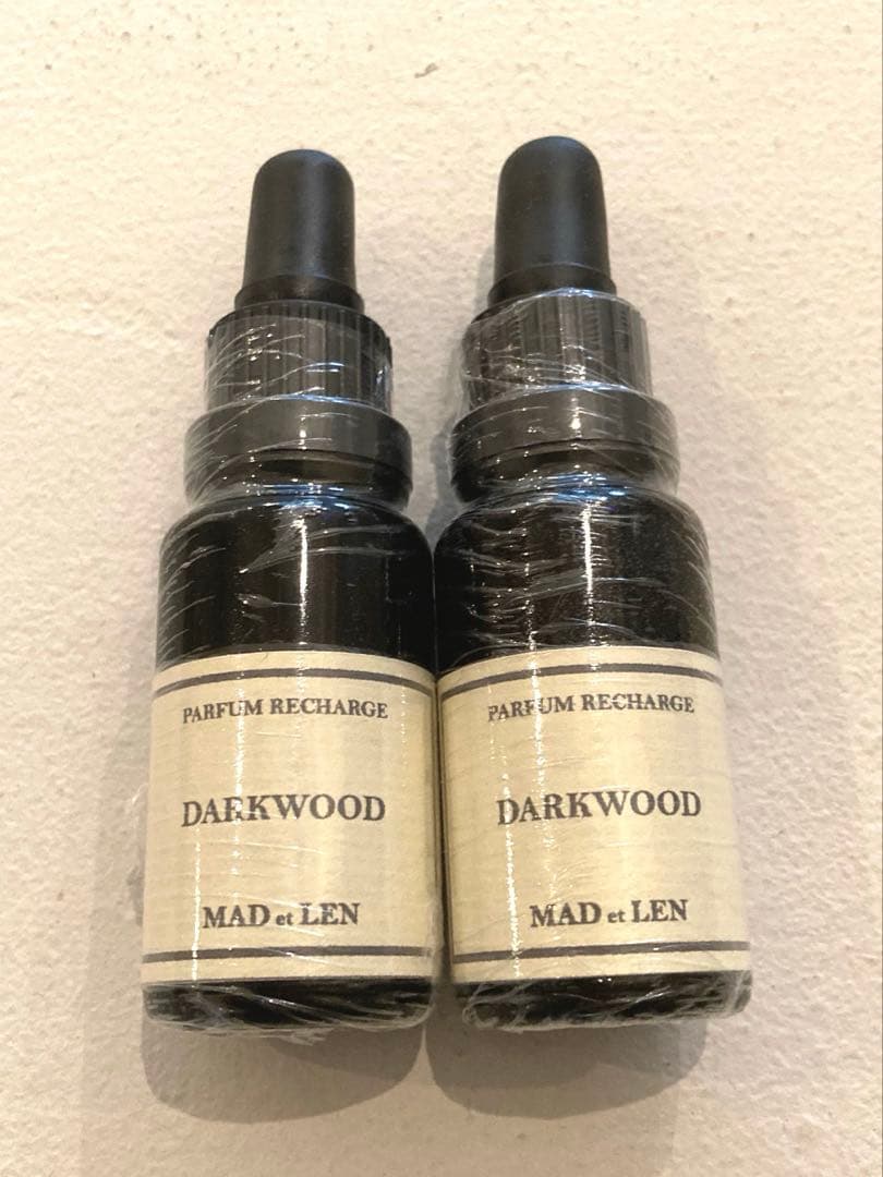 Mad et lenポプリ用リチャージオイル未使用 15ml 2本組ダークウッド