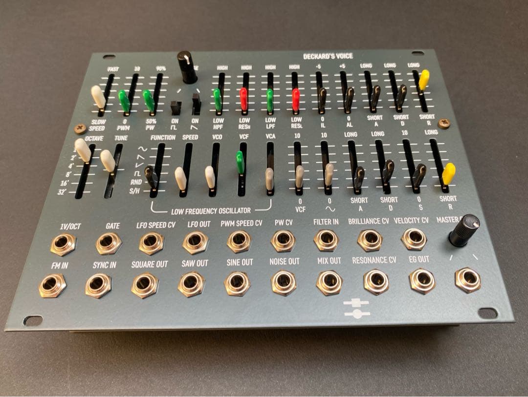 DECKARD'S VOICE REV.2 モジュラーシンセサイザー BLACK CORPORATION