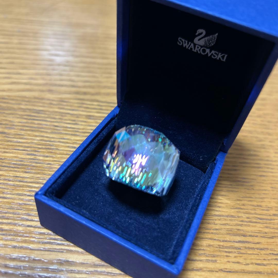 スワロフスキー　ニルヴァーナリング　52 オーロラカラー 楽天市場】スワロフスキー ニルヴァーナ リング 指輪 シルバー 5410311