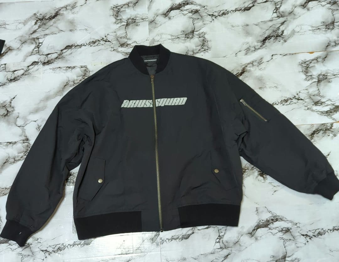 ブルーアーカイブ×NOWHEREBOY MA-1 Lサイズ