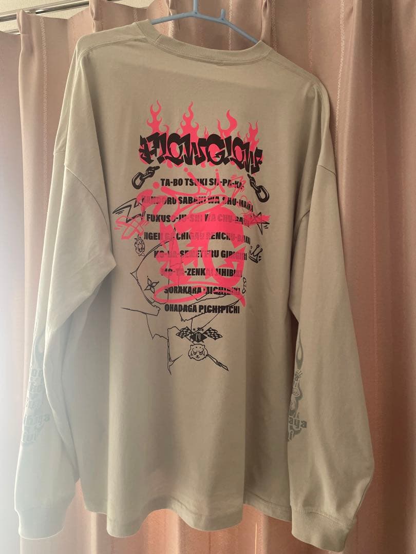 FLOW GLOW FG ROADSTER ロンT ライトグレー Lサイズ - メルカリ