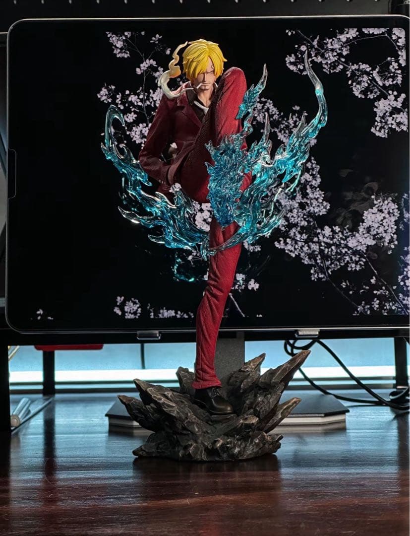 ワンピース サンジ フィギュア 塗装済み完成品 ガレージキット - メルカリ