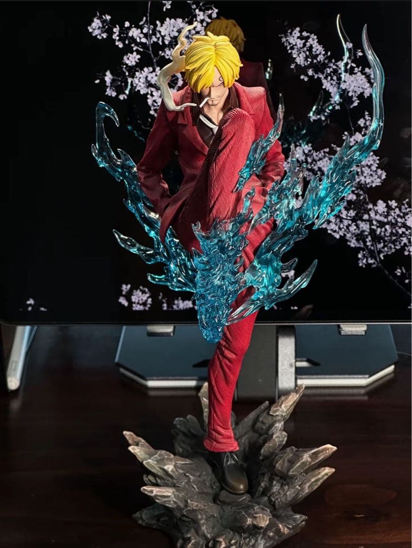 ワンピース サンジ フィギュア 塗装済み完成品 ガレージキット - メルカリ