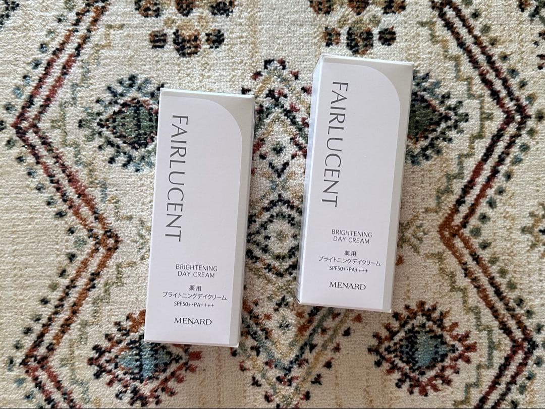 メナードフェアルーセント薬用ブライトニングデイクリーム2個　日焼け止め