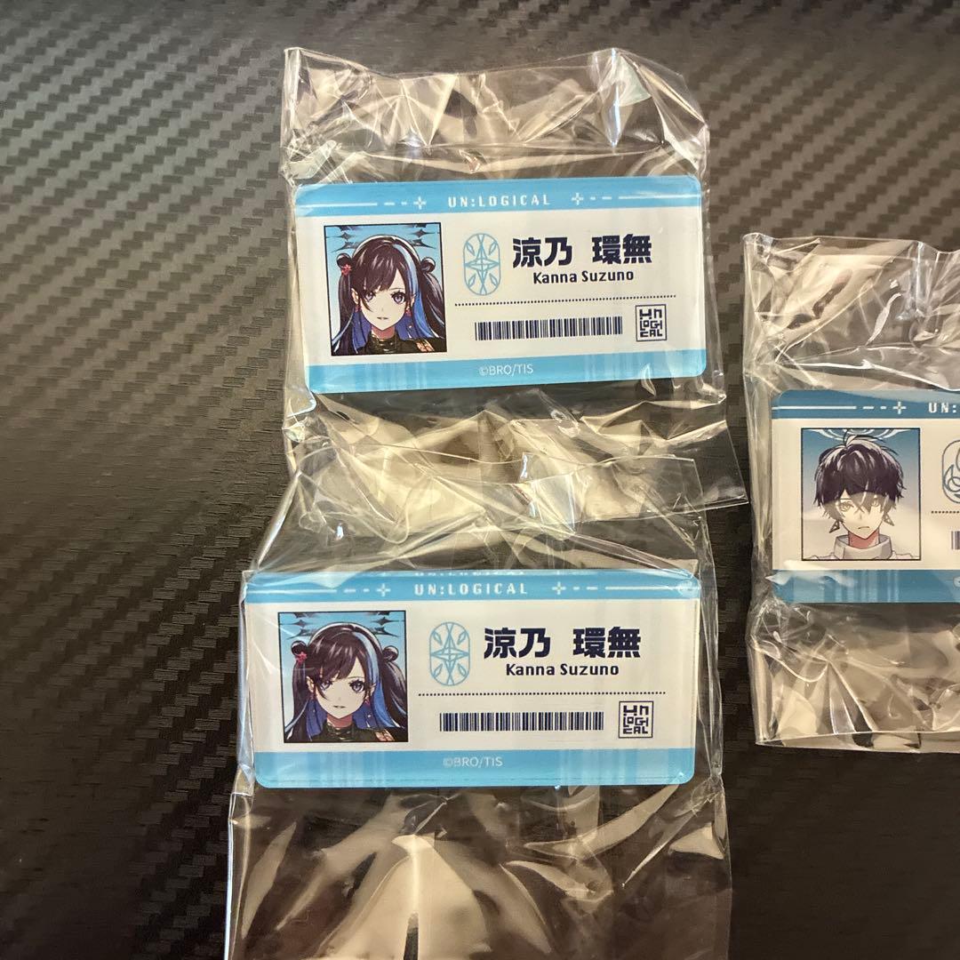 UN: LOGICAL アンロジカル アクリルネームバッジ 永守 藍 涼乃 環無