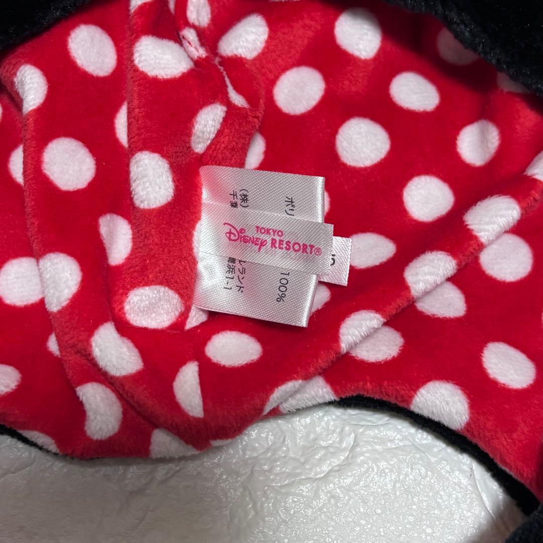 ミニーマフラーキャップ&ミニーヘアピン&リボン型ポップコーンバケット