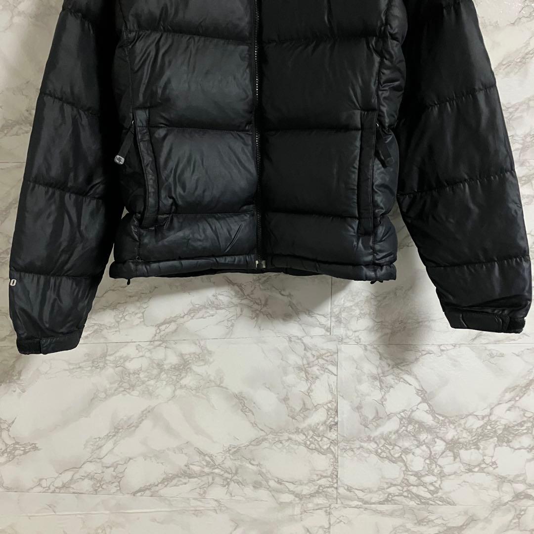 《希少》ザノースフェイス　ヌプシ　ダウンジャケット 刺繍ロゴ　ブラック　Ｓ