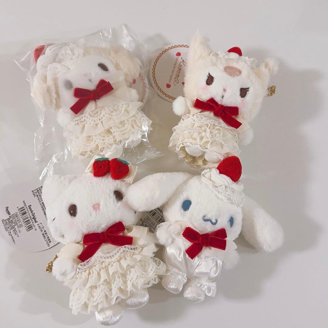 サンリオ　ショートケーキ　マスコット　コンプリート　マイメロ　クロミ　キティ ⠀ まるでショートケーキみたいなスペシャルなサンデー 「マイメロディ