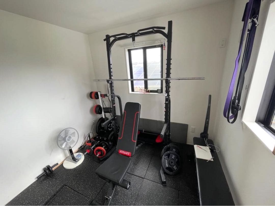 WASAI MK780 マルチパワーラック（ホームジム） WASAI(ワサイ) ハーフラック パワーラック マルチジム セフティーバー