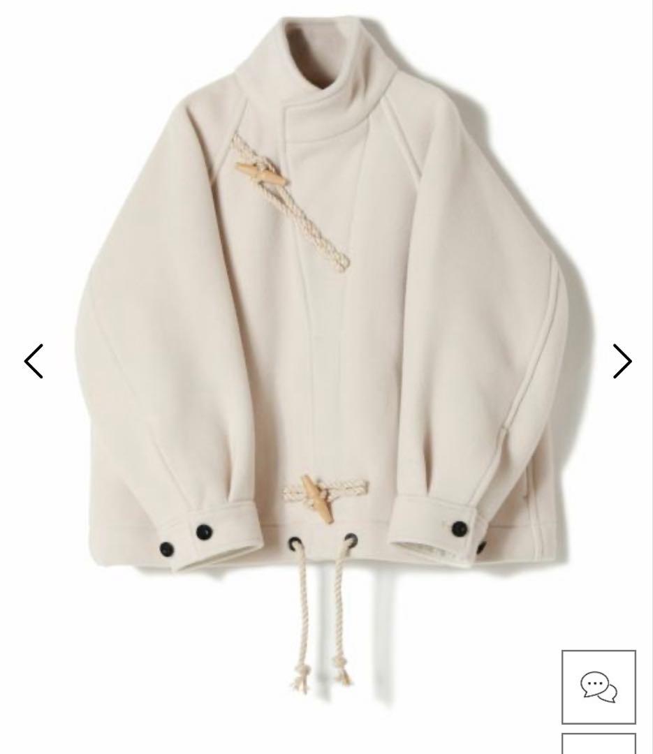 HYKE ダブルフェイス　ダッフル　ジャケット　25aw ハイク DOUBLE FACE DUFFEL JACKET-ダブルフェイスダッフルジャケット-HYKE