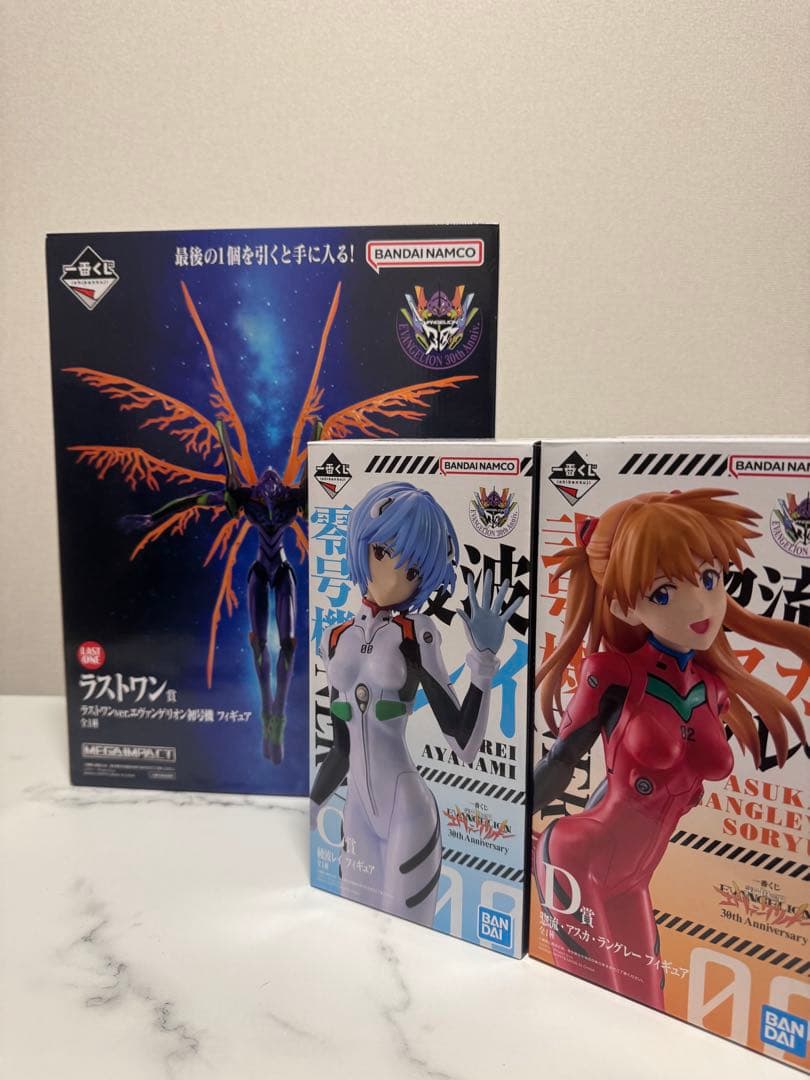 エヴァンゲリオン 一番くじ フィギュア ラストワン、Ｃ賞、D賞セット おまけ付き