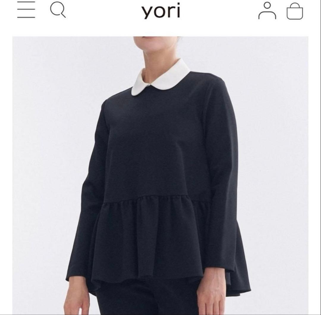 最終値下げ‼️yori ラウンドカラードレスブラウス 36サイズ