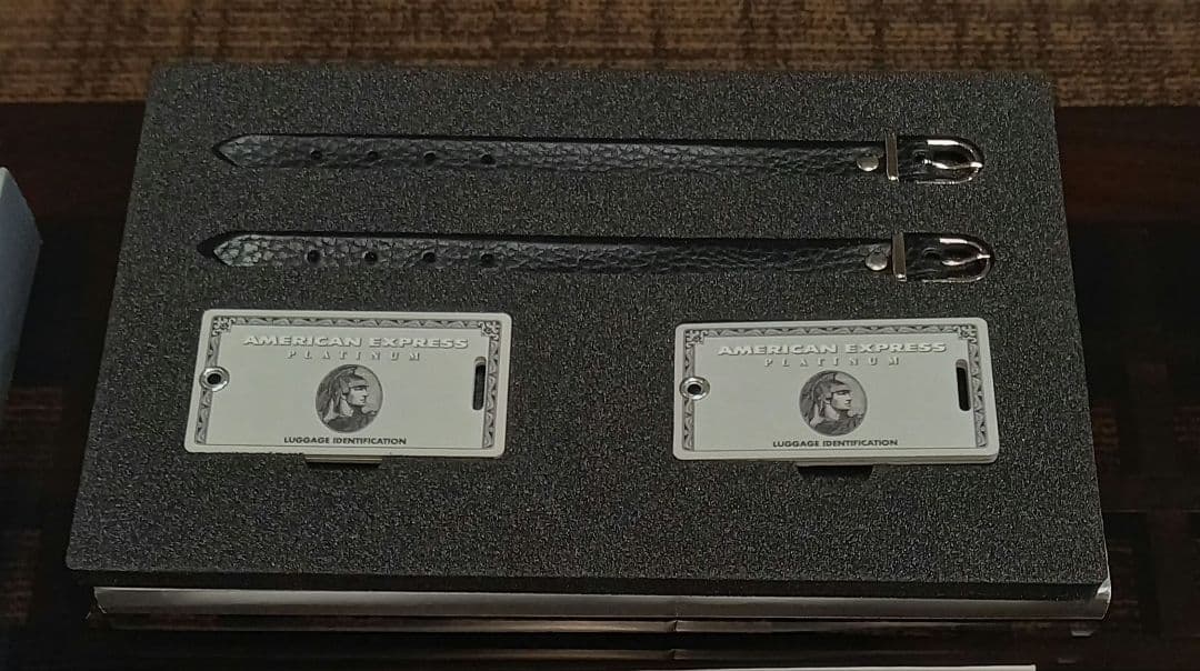 AMEX センチュリオンカード専用封筒 プラチナカード・ラゲッジタグ