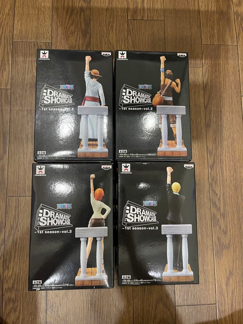【期間限定値下げ)】ワンピース　DRAMATIC SHOWCASE 4体セット ワンピース DRAMATIC SHOWCASE～1st season