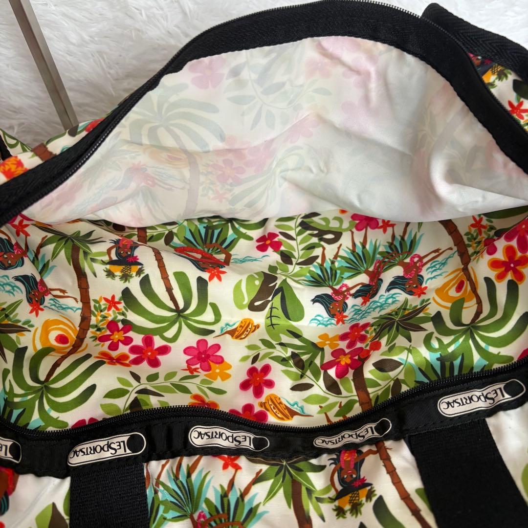 LeSportsac ハワイ限定モデル フラダンス 鍵付き 大容量 ポーチ付き
