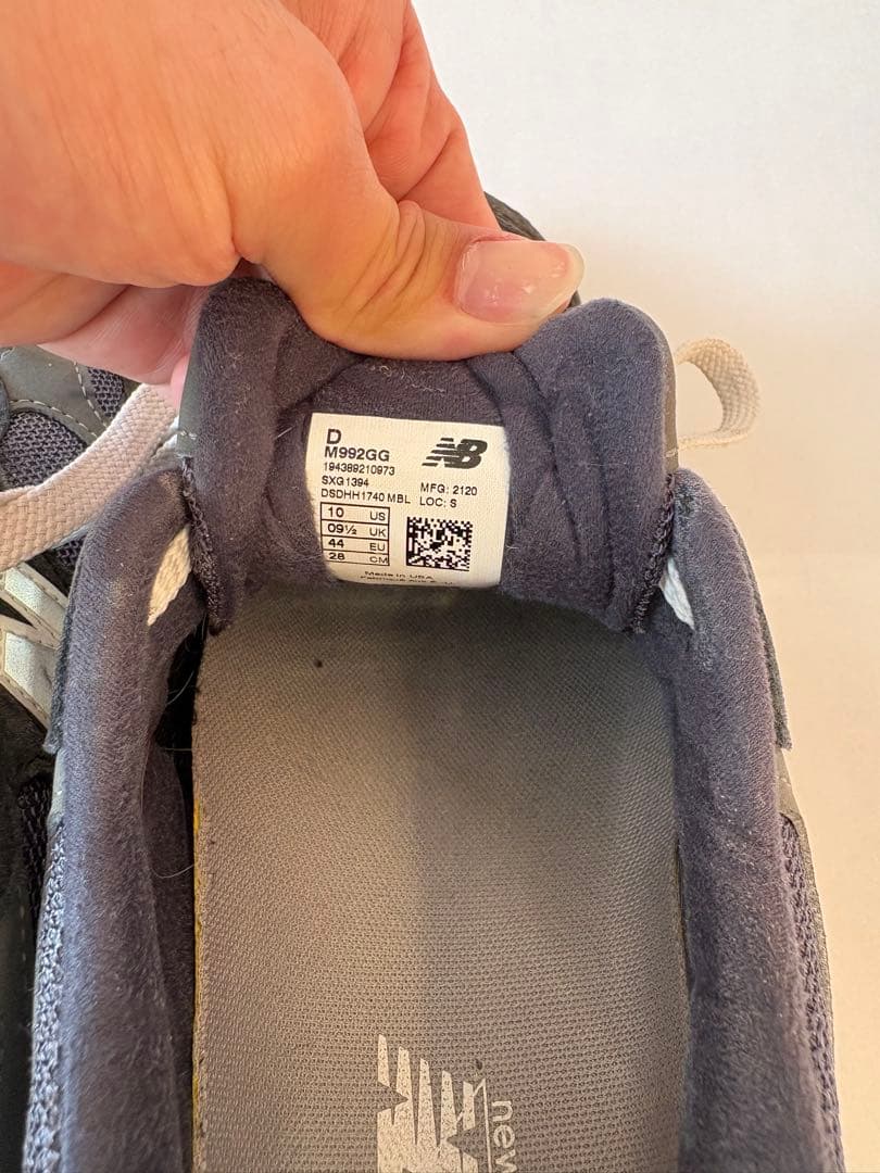【syn3】ニューバランス M992GG USA製 28.0cm