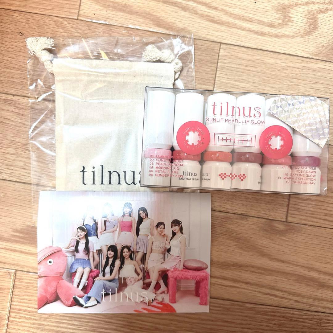 新品ティルナス tilnusサンリットパール リップグロウ　バーム全12色セット