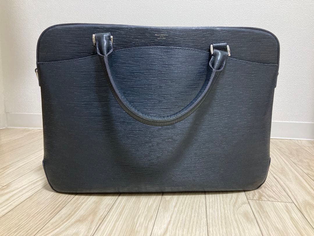 PELLE MORBIDA ペッレモルビダ　CA201 ビジネスバッグ　ネイビー