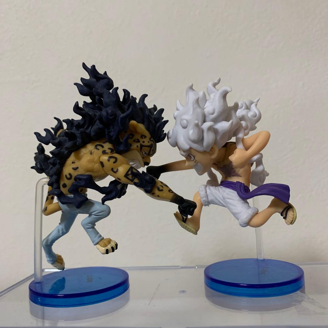 ワンピースフィギュア ワーコレ エッグヘッド3 ルフィ ルッチ - メルカリ