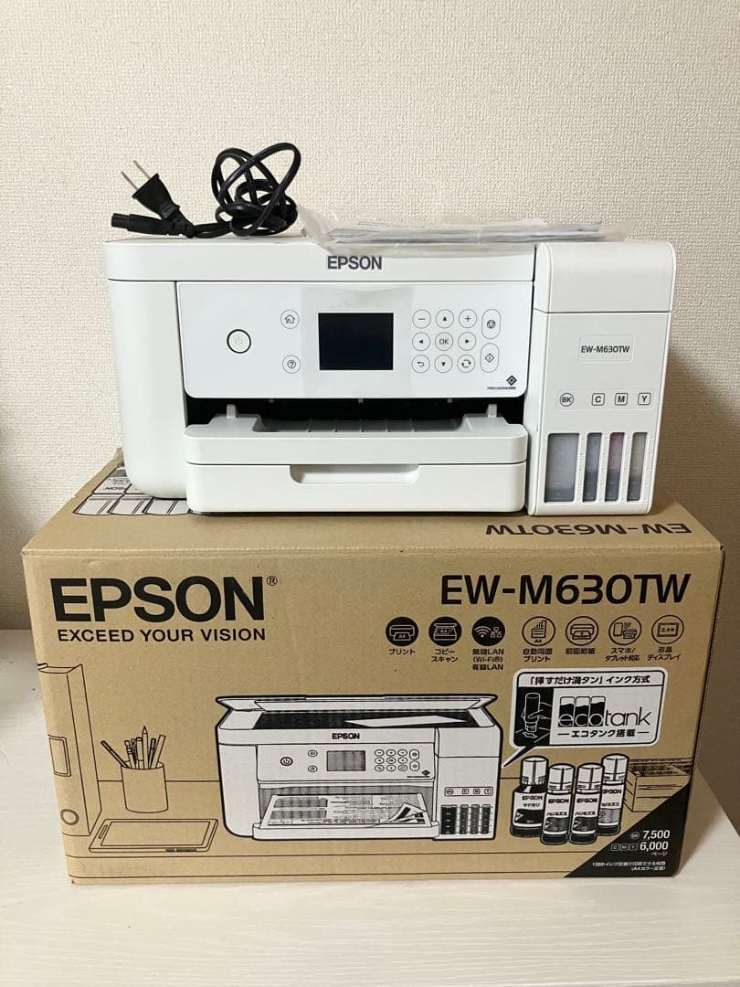 EPSON EW-M630TW インクジェットプリンター【2020年購入品】