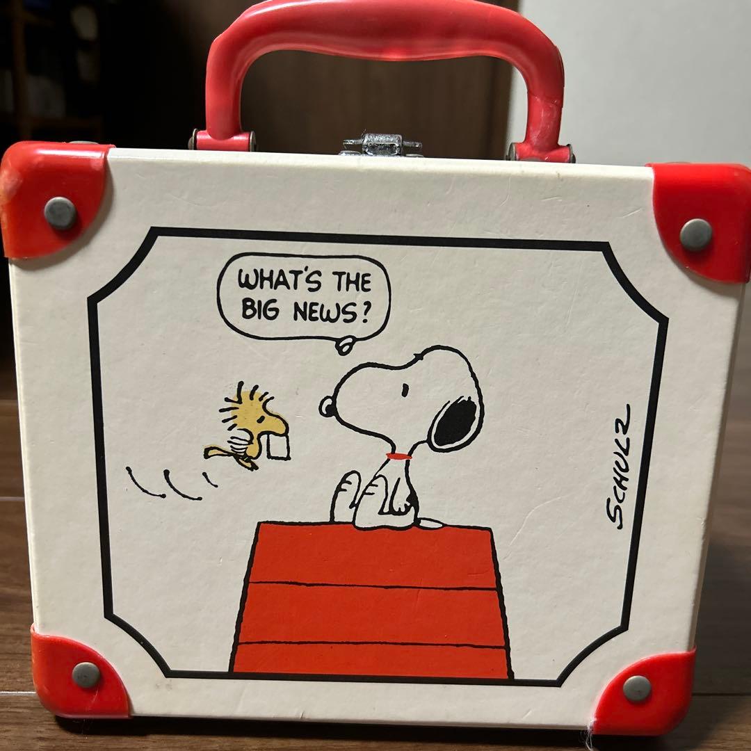 スヌーピー 小物入れ　トランク　ミニケース　ビンテージ　ミニバック