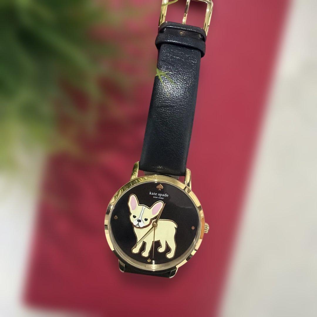 kate spade 腕時計 ドッグ フレンチブル - メルカリ