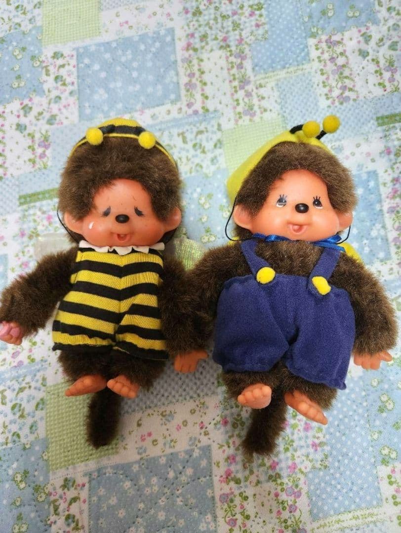 モンチッチ　ミツバチ　てんとう虫