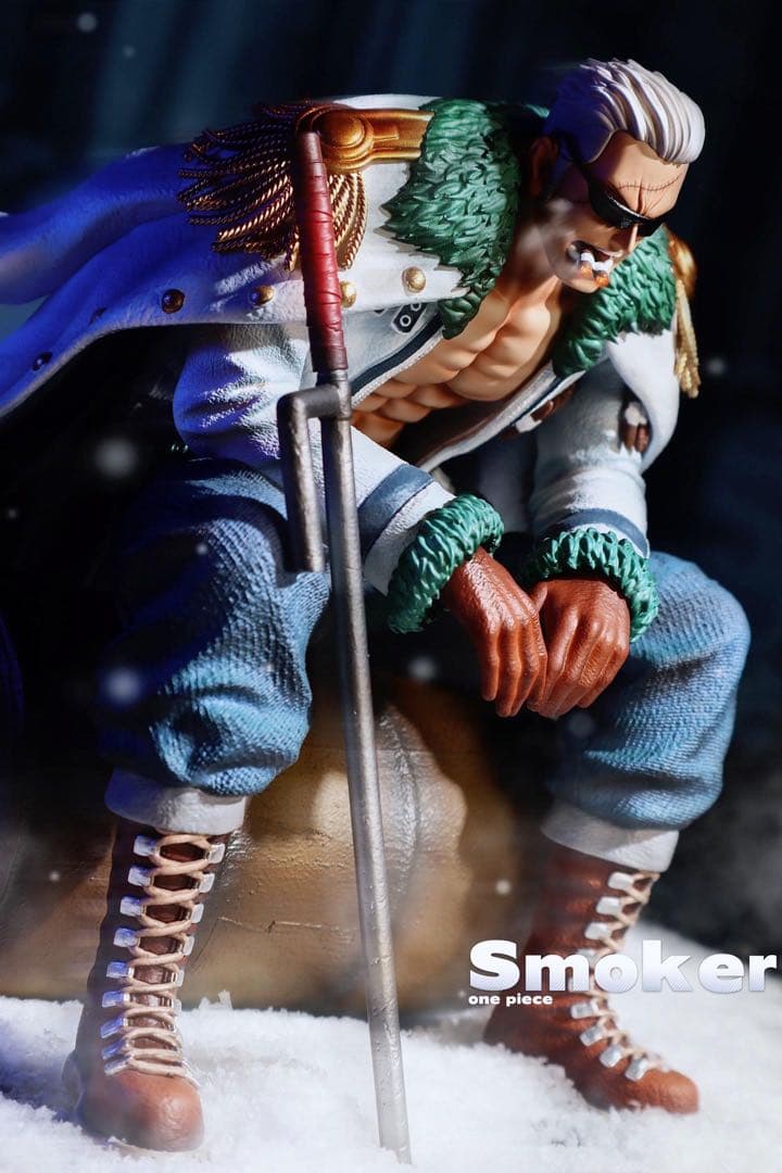 ワンピース 2年後 海軍スモーカー ガレージキッド フィギュア 塗装済み