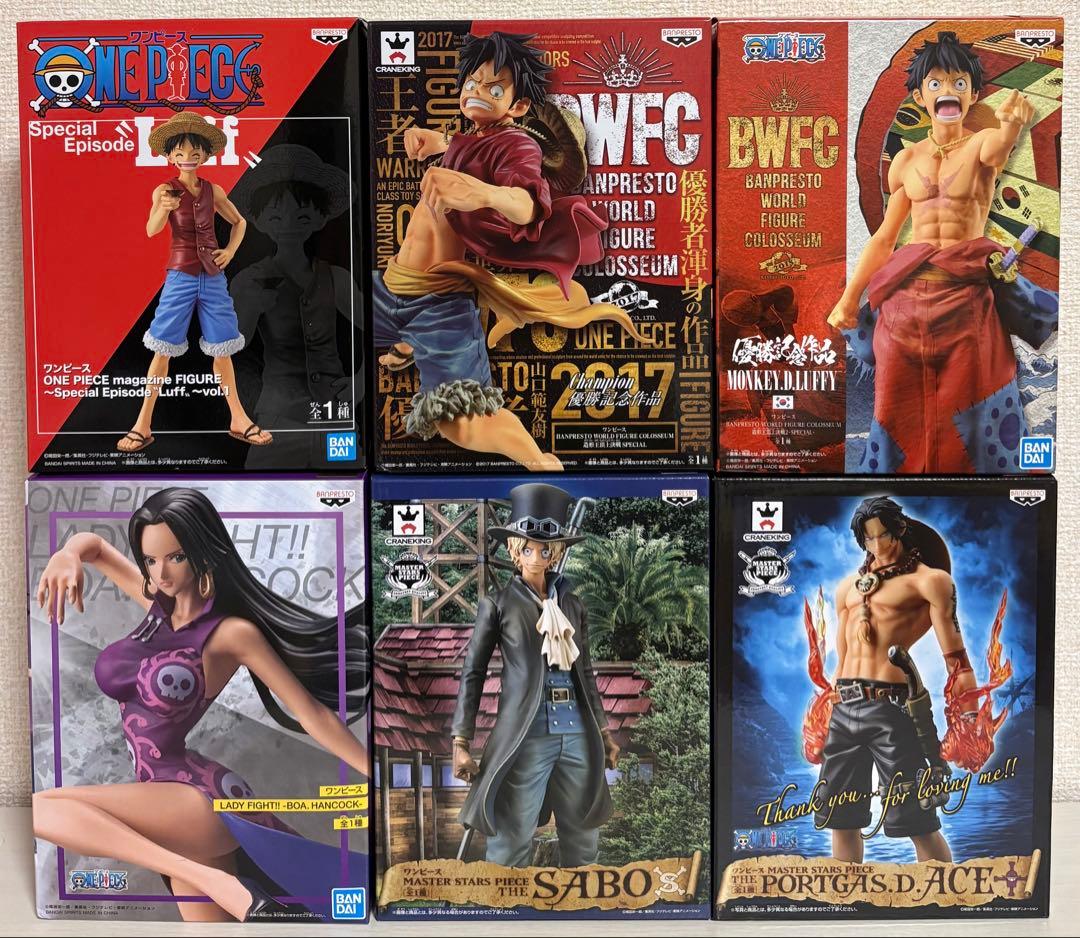 ワンピース　フィギュア　まとめ売り　ルフィ　サボ　エース　ハンコック