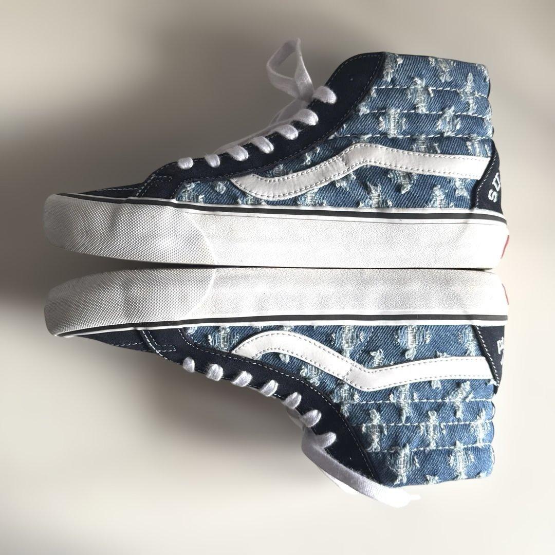 シュプリーム　スケートハイプロ　ホールパンチデニム　27.5cm