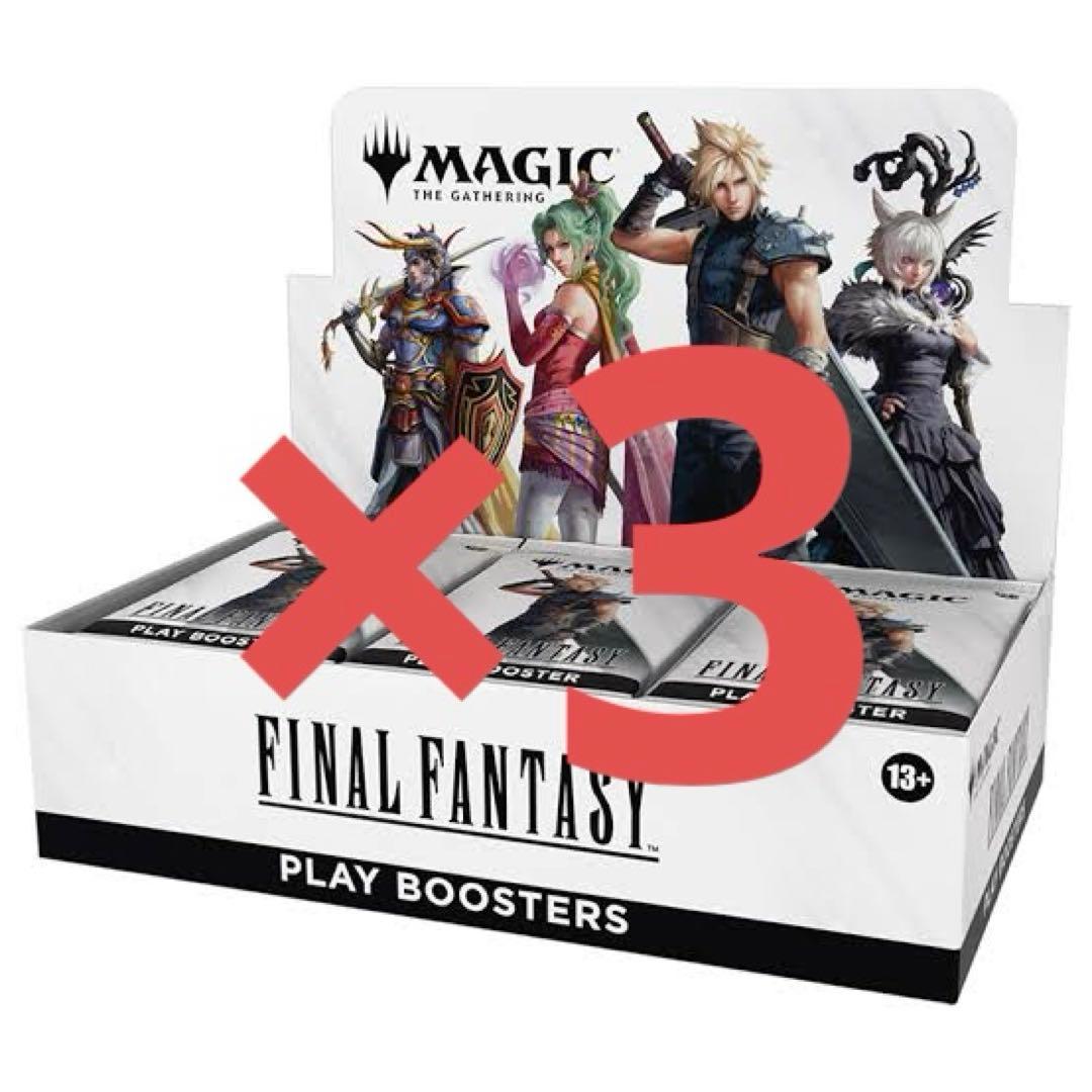 ファイナルファンタジー　プレイブースター　英語版　3box 予約】『マジック：ザ・ギャザリング――FINAL FANTASY』 プレイ