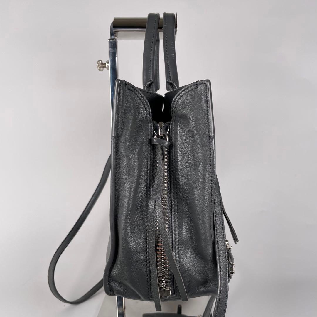 バレンシアガ ペーパーミニ ハンド、ショルダーバッグ 2way グレー