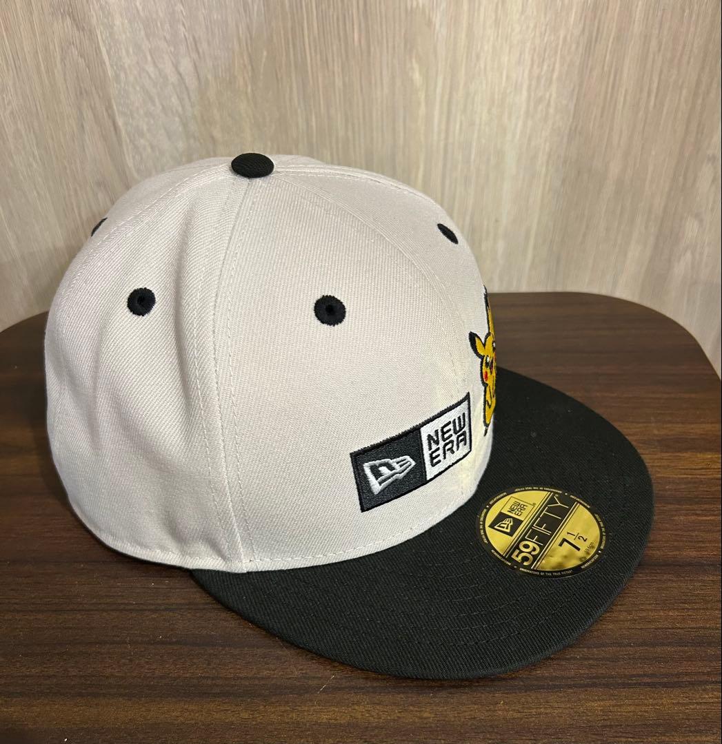 美品【ニューエラ】59FIFTY ポケモン ピカチュウ 7 1/2 キャップ