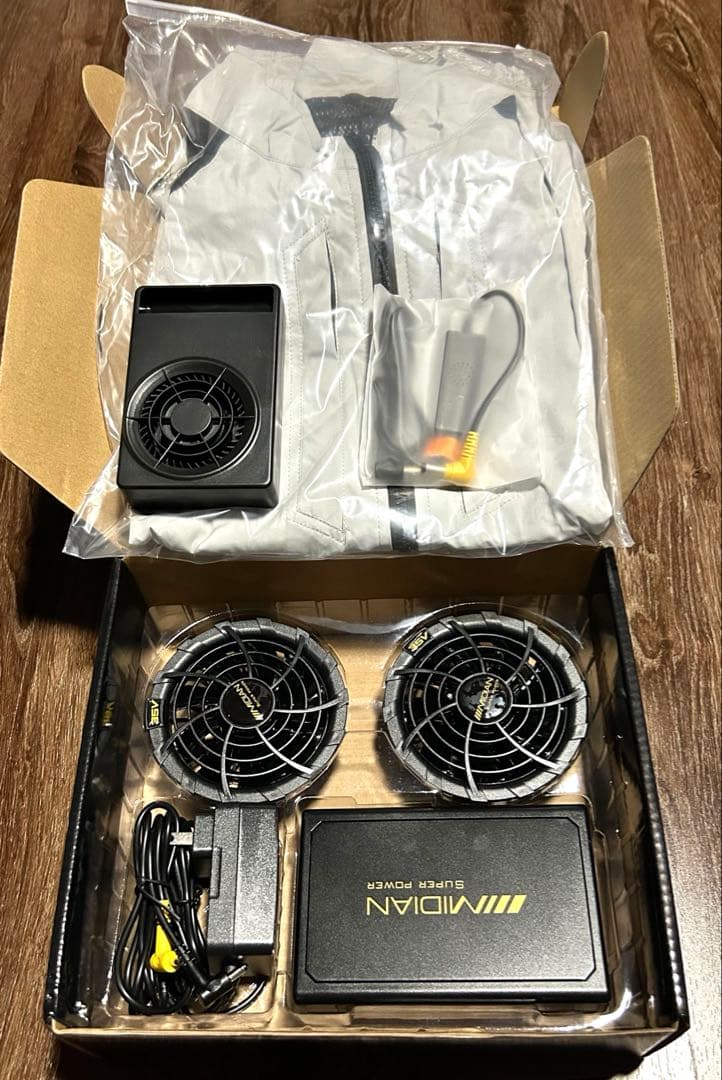 新品未使用 空調服セット Lサイズ 35V 3000mAh