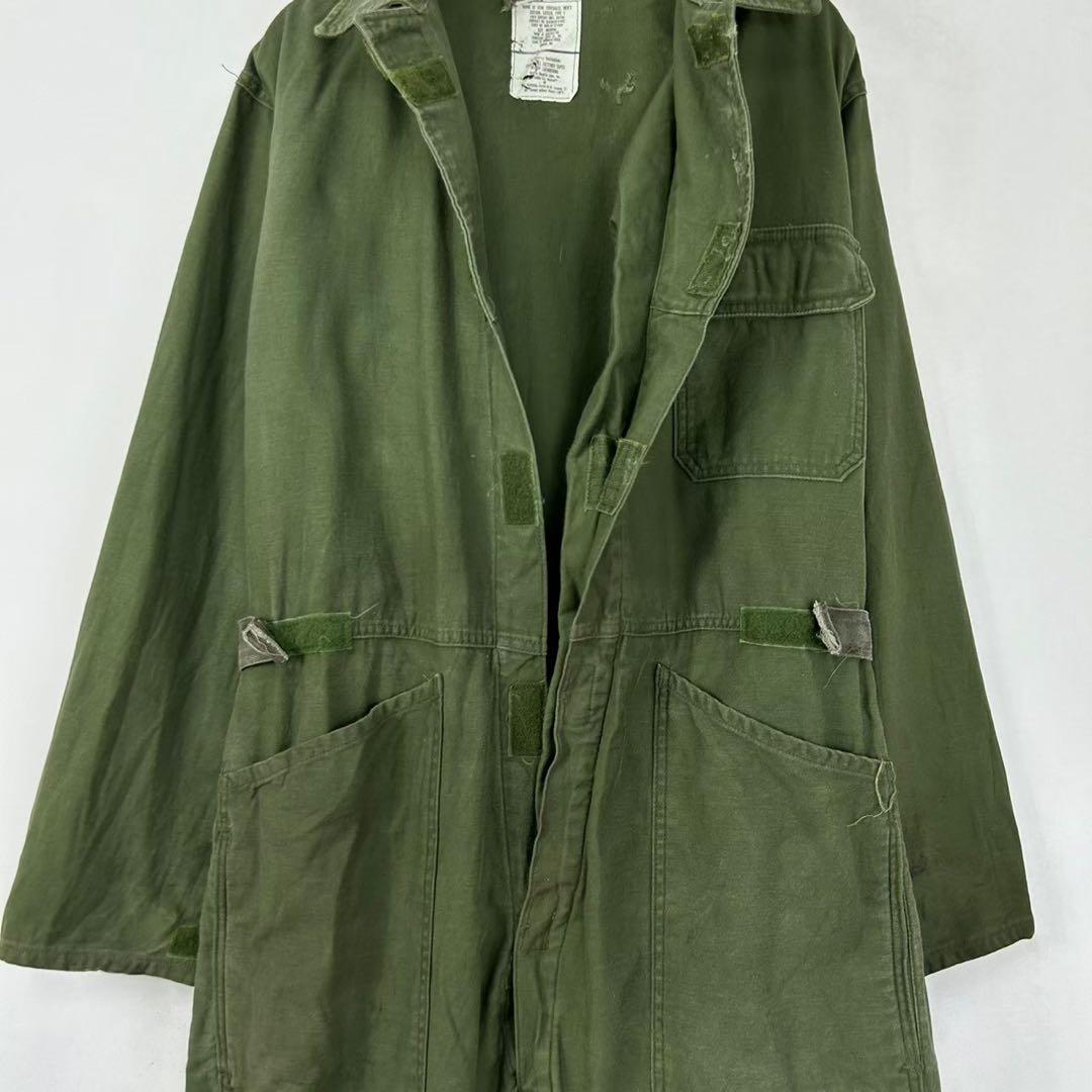 90s 米軍 ミリタリー コットンサテン カバーオール つなぎ S49b - メルカリ
