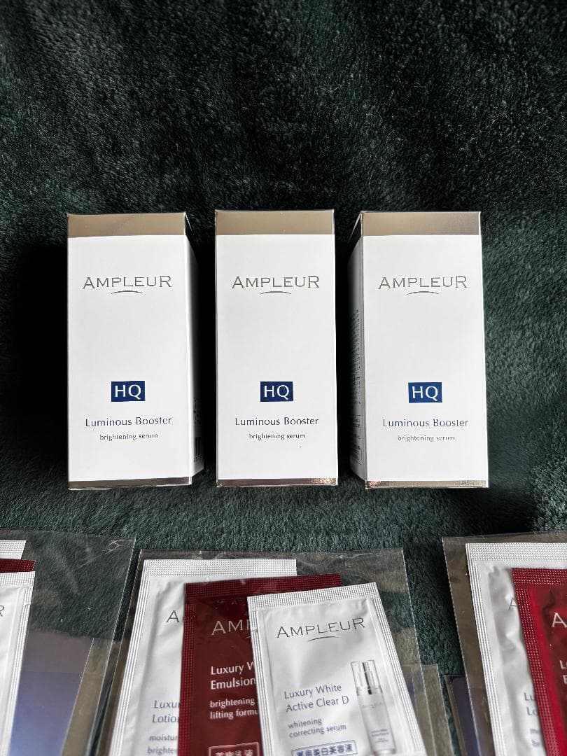 【未使用】AMPLEUR HQ ルミナスHQブースター40ml3本セット