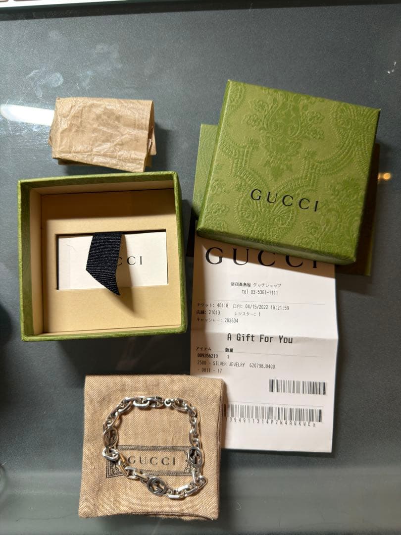 GUCCI シルバー ブレスレット GUCCI（グッチ） ブレスレット ボールチェーン シルバー925