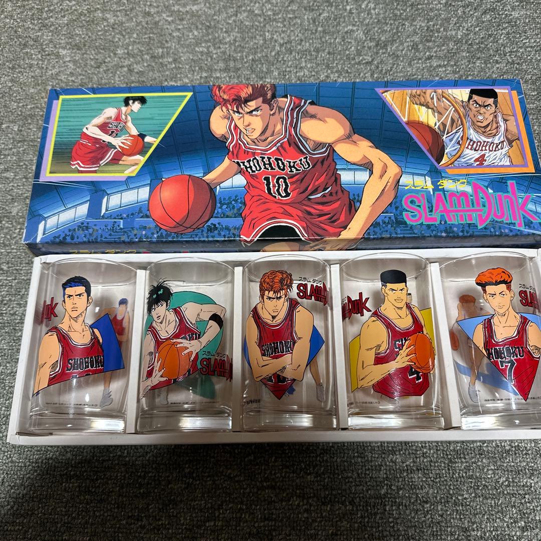 SLAM DUNK キャラクターグラス 5個セット
