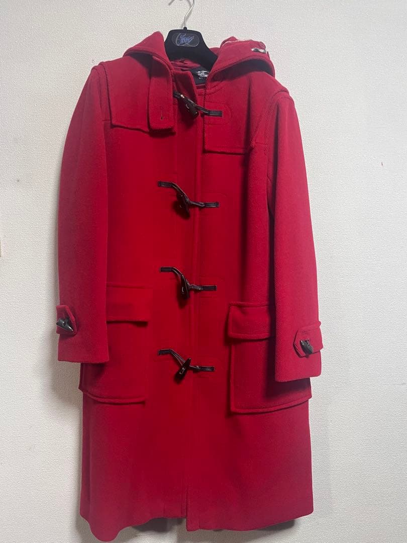 BURBERRY バーバリー ダッフルコート 赤