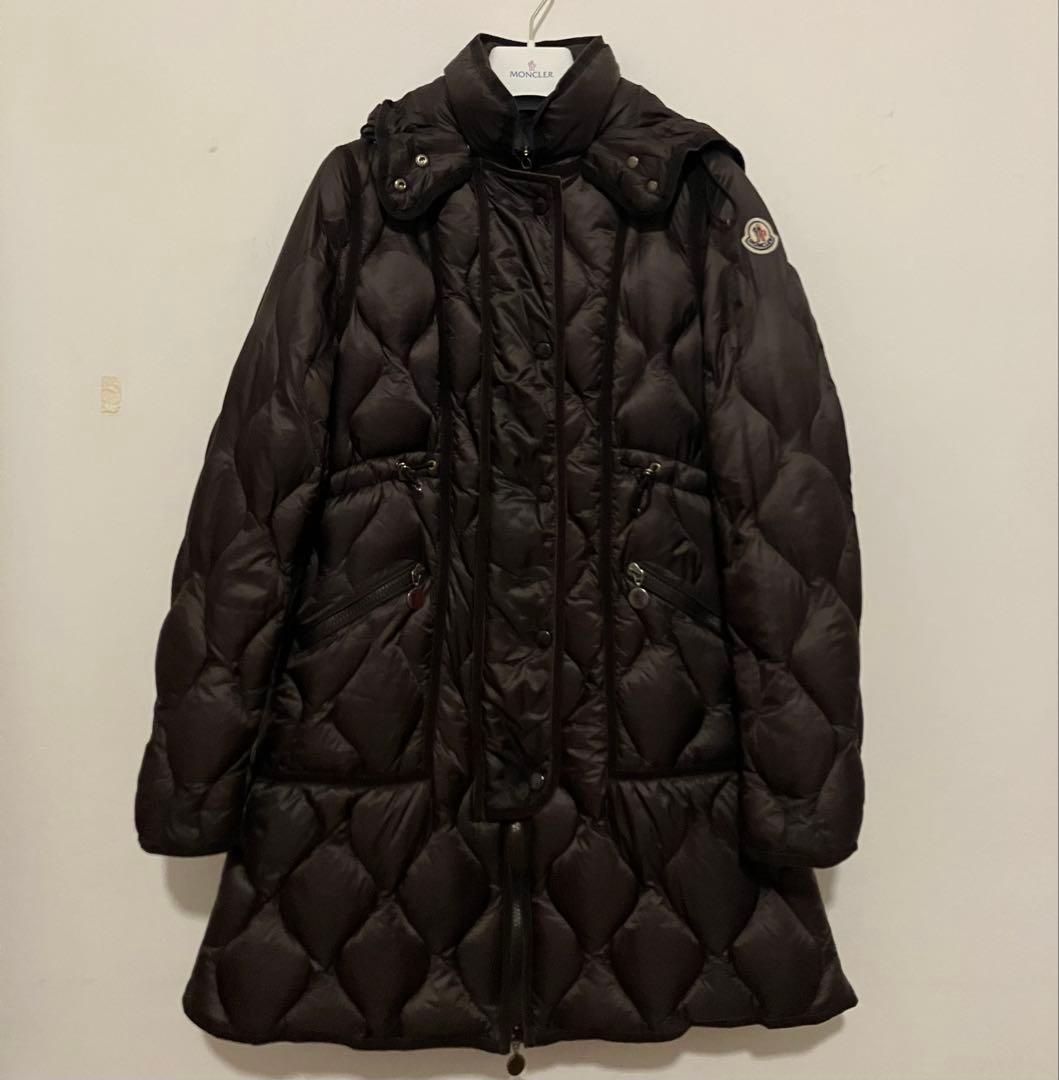 Moncler モンクレール　エルミンヌと同じ形Lon Giubbotto 茶色
