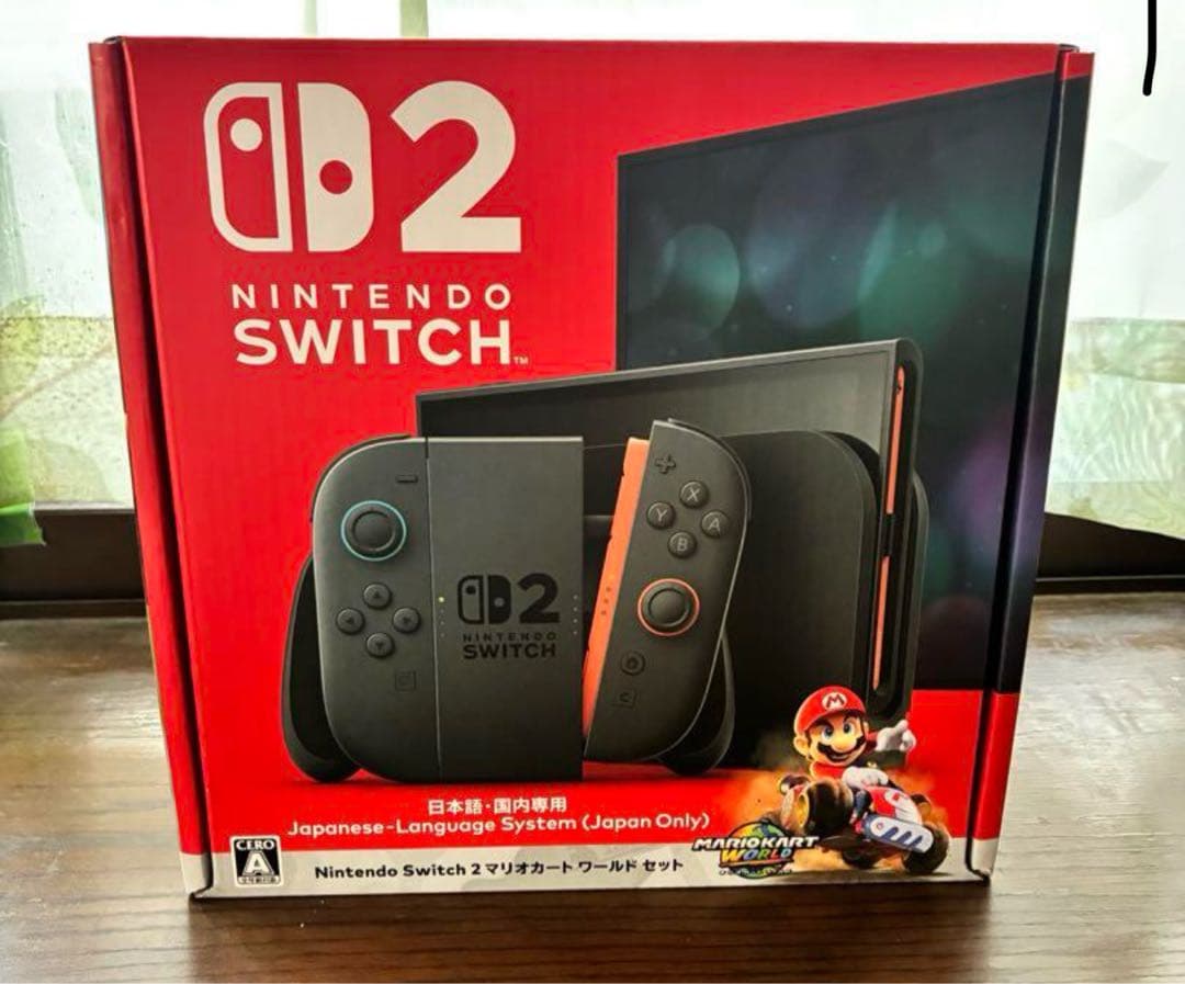 【新品】Nintendo Switch2 マリオカート ワールドセット 国内専用 Switch2本体と「マリオカート ワールド」がセット！ 日本語・国内専用