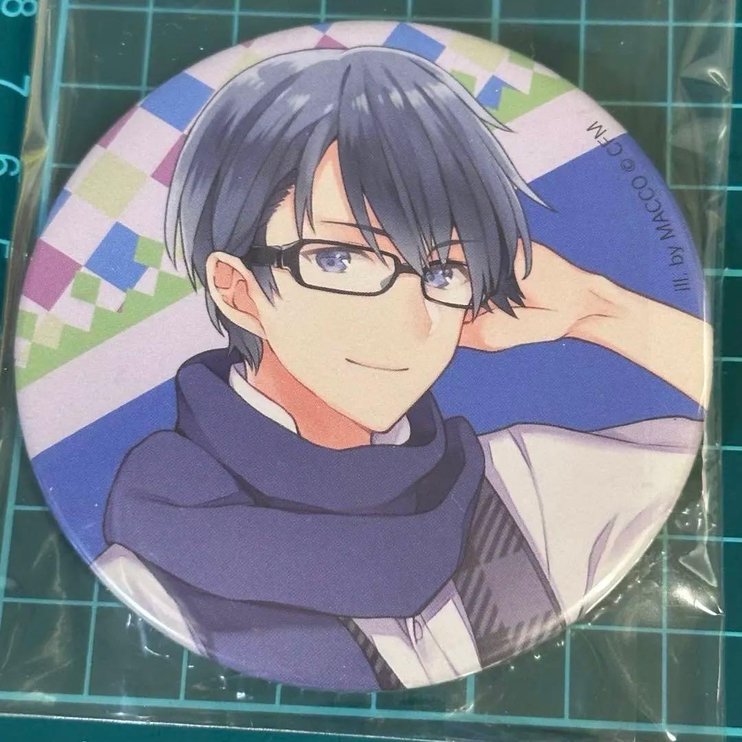 ボーカロイド初音ミク ボカロ　KAITO 缶バッジ　眼鏡　メガネ MACCO 初音ミク アート缶バッジ 巡音ルカ メガネスタイル | 4550451382058