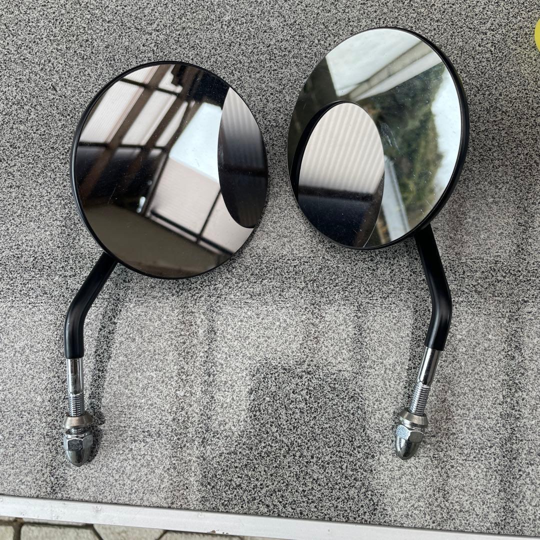 純正ハーレーダビッドソン　ラウンドミラー　管理35