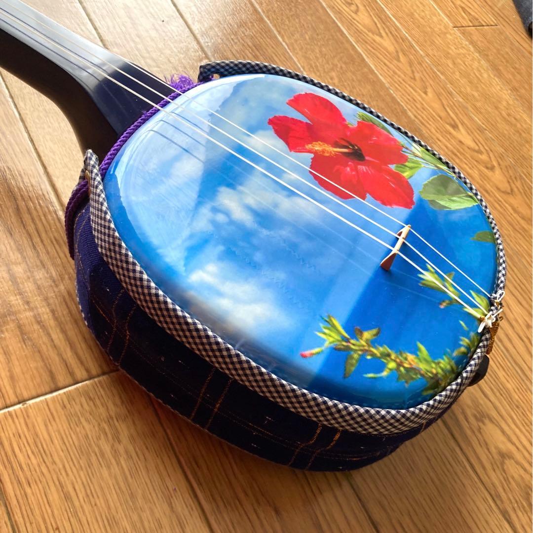 ハイビスカス三線（戻らないカラクイ付き）